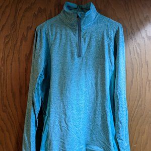 Reva track jacket, aqua, size XL